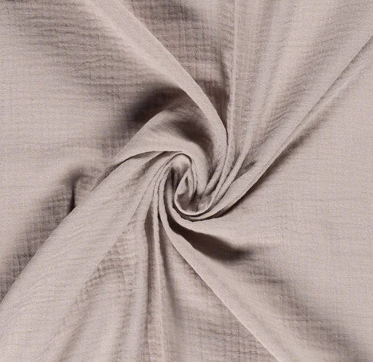 Musselin uni &quot;beige&quot;