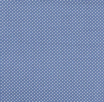 Popeline Punkte &quot;indigoblau&quot;