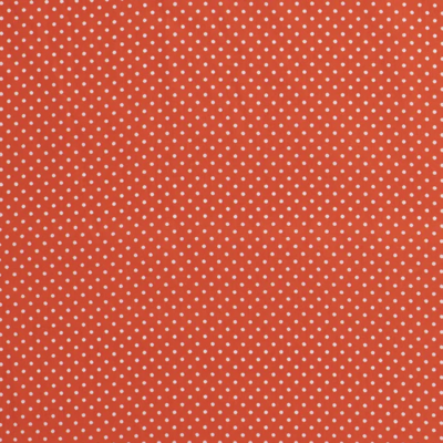 Popeline Punkte &quot;orange&quot;