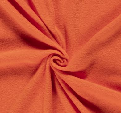 Faserpelz uni &quot;orange&quot;