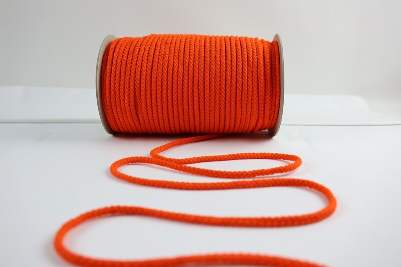 Kordel Baumwolle 5mm &quot;orange&quot;