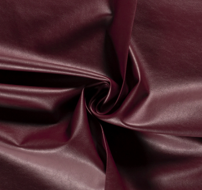 Kunstleder uni &quot;bordeaux&quot;