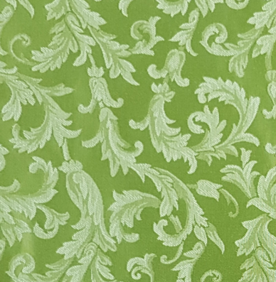 Jacquard Ornamente &quot;hellgrün&quot;