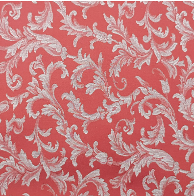 Jacquard Ornamente &quot;rot&quot;