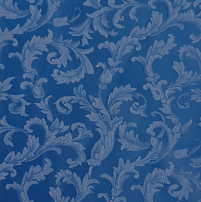 Jacquard Ornamente &quot;blau&quot;