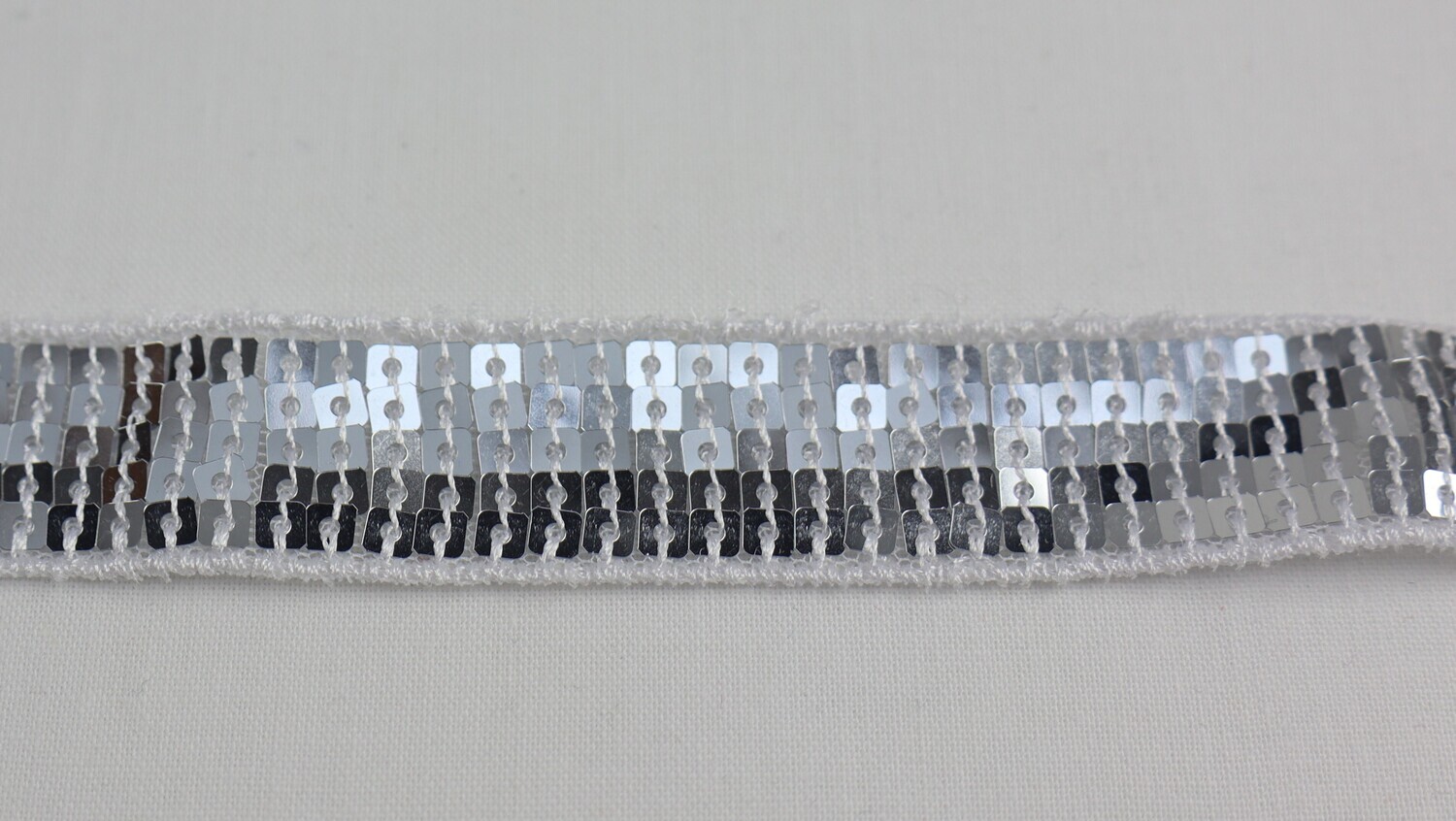 Paillettenborte 20mm &quot;silber&quot;