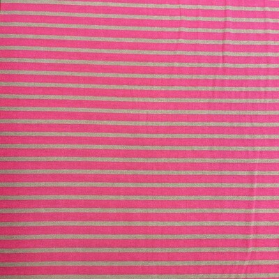 Viskose Jersey Streifen "pink"