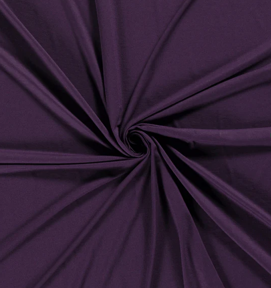 Viskose Jersey &quot;aubergine&quot;