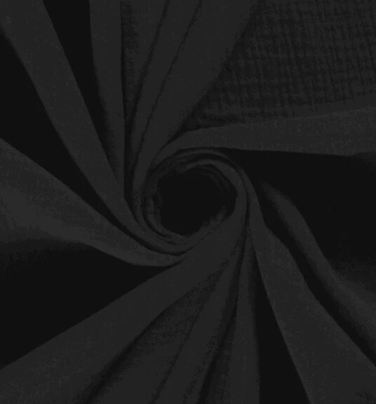 Musselin uni &quot;schwarz&quot;