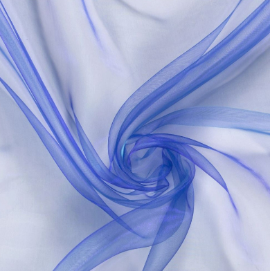 Organza &quot;blau&quot;
