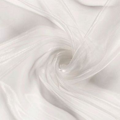 Organza &quot;light silver&quot;