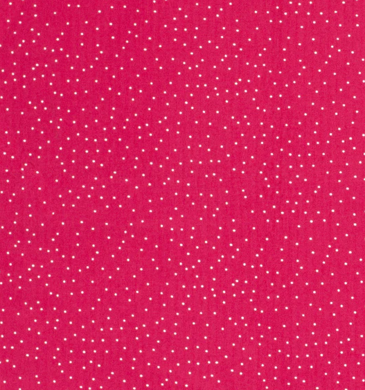 Popeline Punkte &quot;fuchsia&quot;