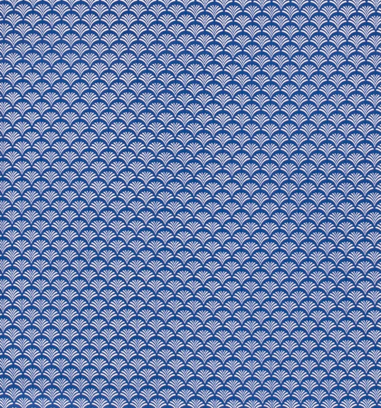 Popeline abstrakt "königsblau"