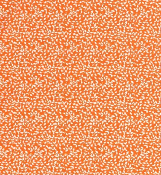 Popeline Blätter &quot;orange&quot;