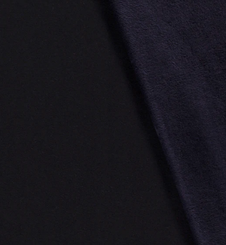 Alpenfleece uni &quot;marine&quot;