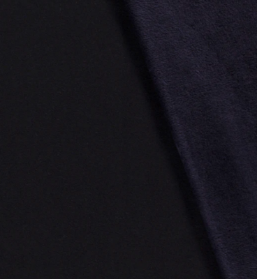 Alpenfleece uni &quot;marine&quot;