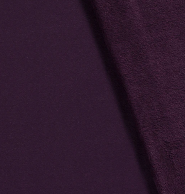 Alpenfleece uni "violett"