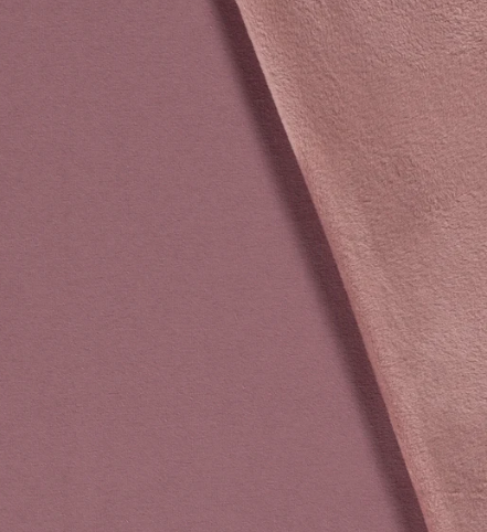 Alpenfleece uni &quot;altrosa&quot;