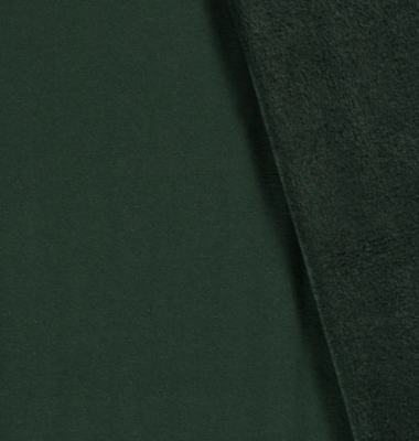 Alpenfleece uni &quot;dunkelgrün&quot;