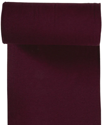 Bündchen recycled &quot;bordeaux&quot;