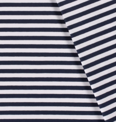 Jersey Streifen &quot;marine&quot;