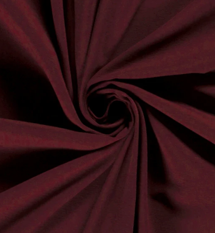Baumwolle Jersey &quot;bordeaux dunkel&quot;