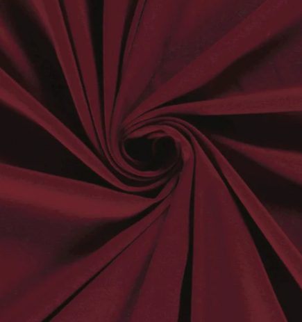 Baumwolle Jersey &quot;bordeauxrot&quot;