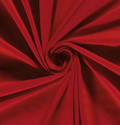 Baumwolle Jersey &quot;rot&quot;