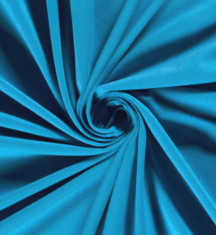 Baumwolle Jersey &quot;aqua&quot;
