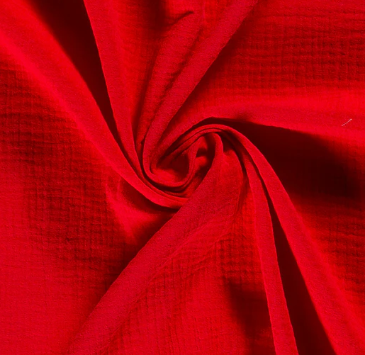 Musselin uni &quot;rot&quot;