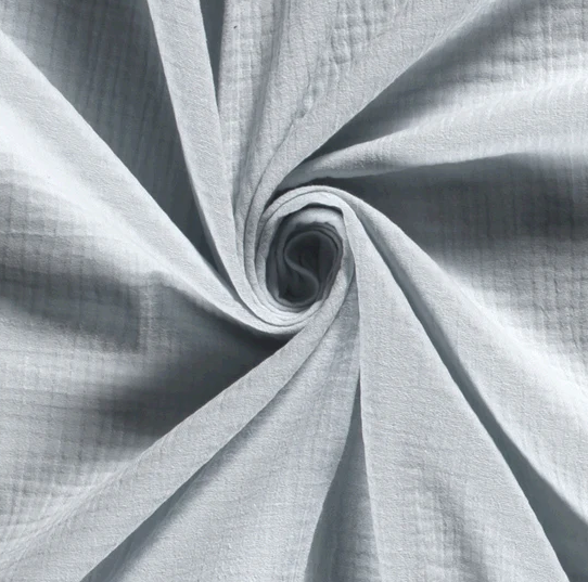 Musselin uni &quot;hellblau&quot;