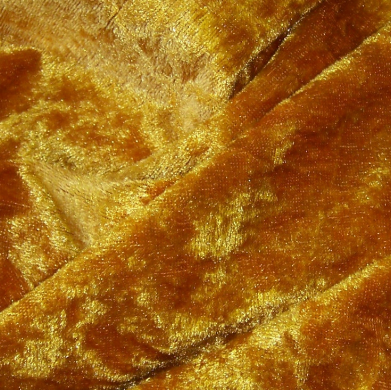 Pannesamt &quot;dunkelgelb&quot;