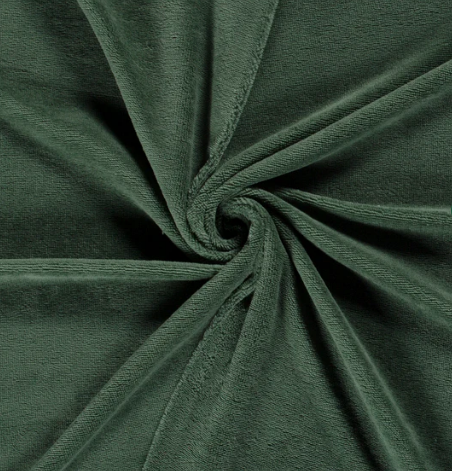 Bambus Fleece &quot;dunkelgrün&quot;