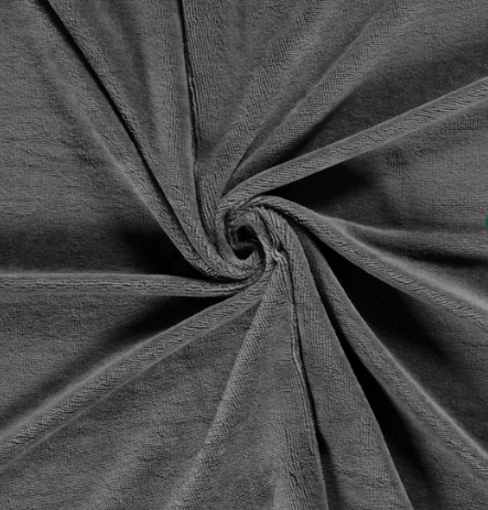 Bambus Fleece &quot;dunkelgrau&quot;