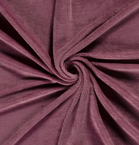 Bambus Fleece &quot;altrosa&quot;