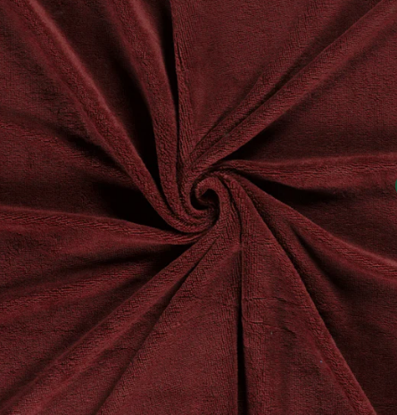 Bambus Fleece &quot;bordeaux&quot;
