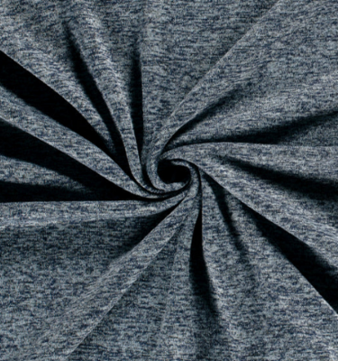 Sweat gebürstet, melange &quot;indigoblau&quot;