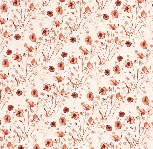 Jersey Blumen &quot;écru&quot;