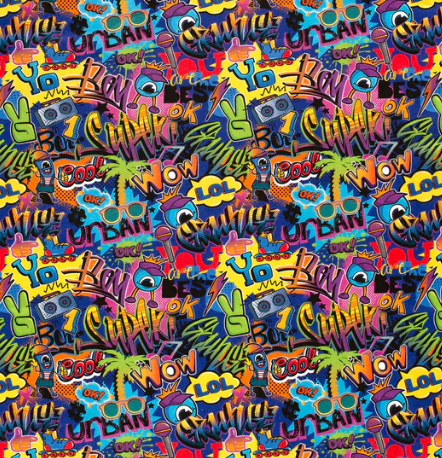 Sweat Graffiti &quot;blau&quot;
