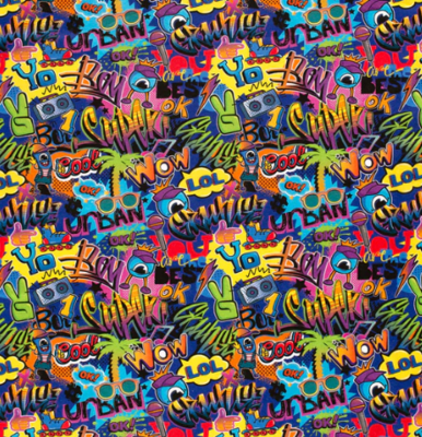 Sweat Graffiti &quot;blau&quot;