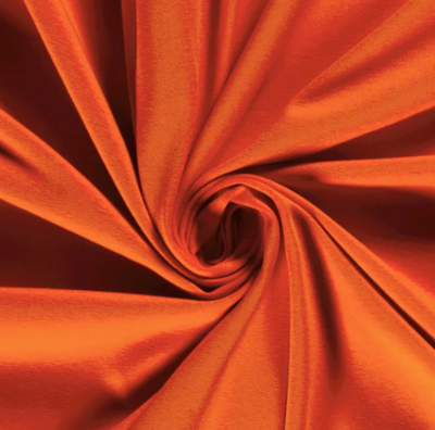 Baumwolle Jersey &quot;orange&quot;