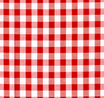 Popeline Karo &quot;rot&quot;