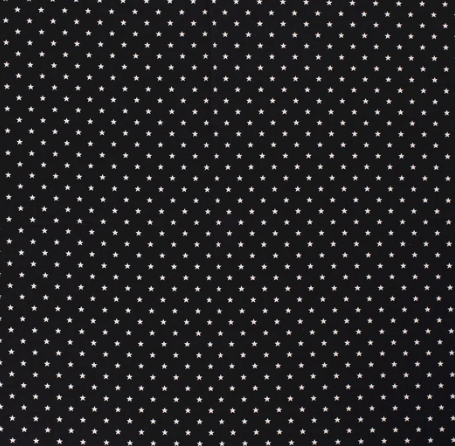 Jersey Sterne &quot;schwarz&quot;
