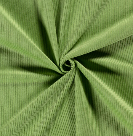Breitcord uni &quot;limettengrün&quot;