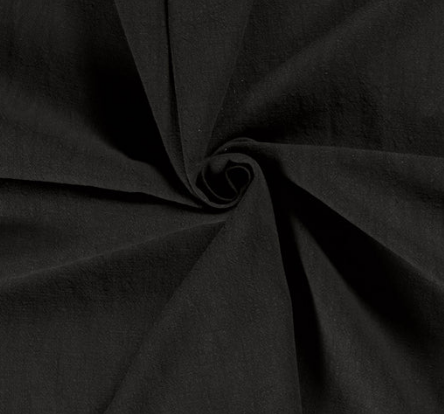 Ramie Leinen gewaschen &quot;schwarz&quot;