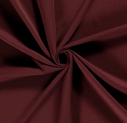 Gabardine uni &quot;bordeaux&quot;