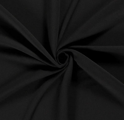 Gabardine uni &quot;schwarz&quot;