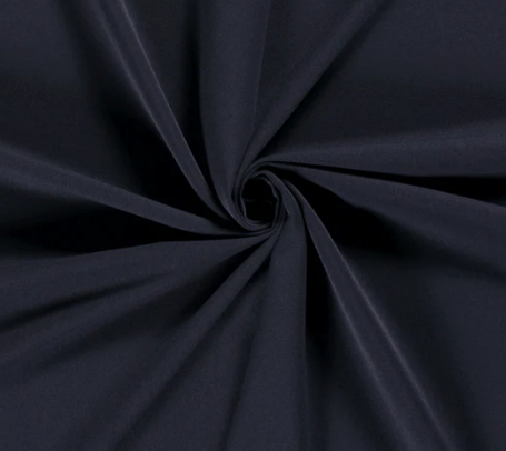 Gabardine uni &quot;marine&quot;