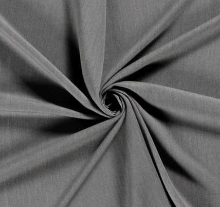 Gabardine uni &quot;hellgrau&quot;