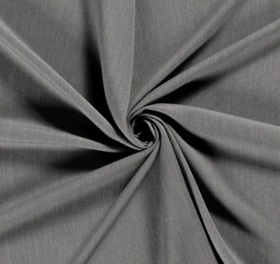 Gabardine uni &quot;hellgrau&quot;